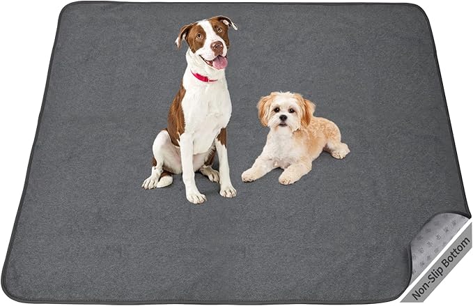 Washable Dog Pee Pads: 34x52 1 Pack Reusable Whelping Pads, Absorb Dog Mats by PICKFORLIFE