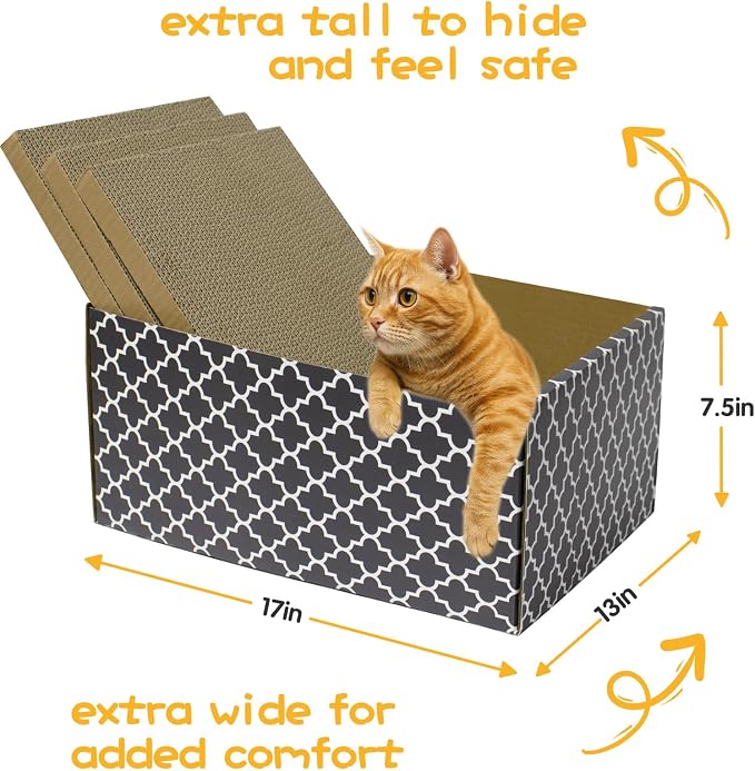 Cardboard Cat Scratcher Box - Image 3