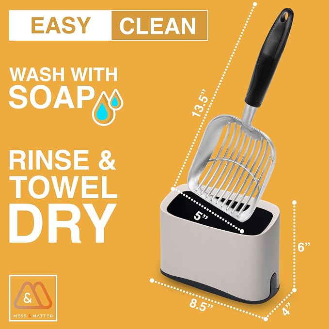 Heavy Duty Full Metal Cat Litter Scoop - Image 7