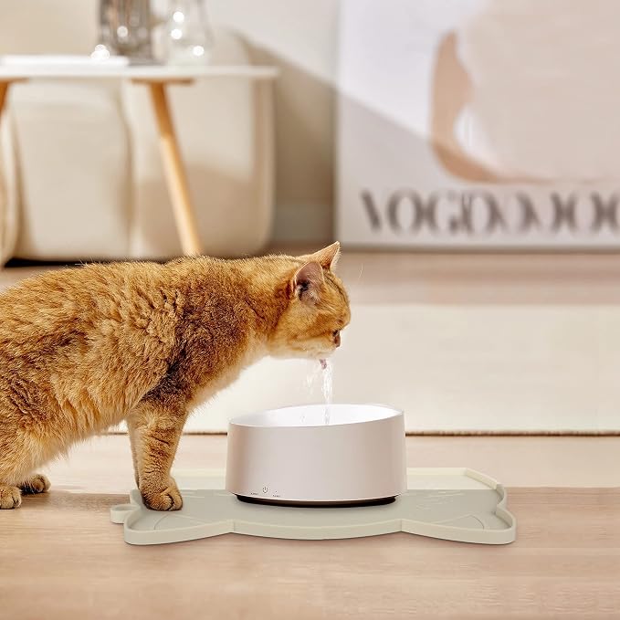 Coomazy Cat & Dog Feeding Mat, Thicker Non-Slip Silicone Mat - Image 7