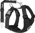 SlowTon Dog Seat Belt Harness for Car, Dog Car Harness Adjustable Mesh by SlowTon
