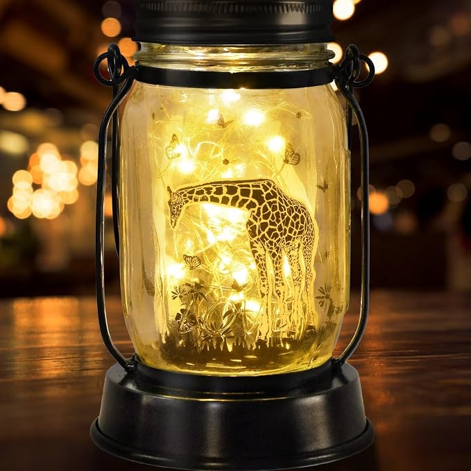 kyoryuger Giraffe Gifts for Women/Men Giraffe Lovers Solar Lantern Mom Birthday - Image 8