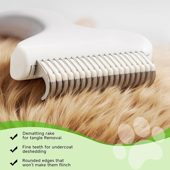3-in-1 Pet Steam Brush Set for Dogs & Cats, Grooming Comb - Image 9