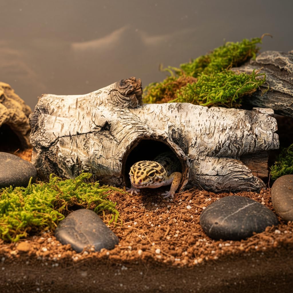JIHAQUA Medium Resin Bark Reptile Hide (Bark A) - GlobalHabitat Supply