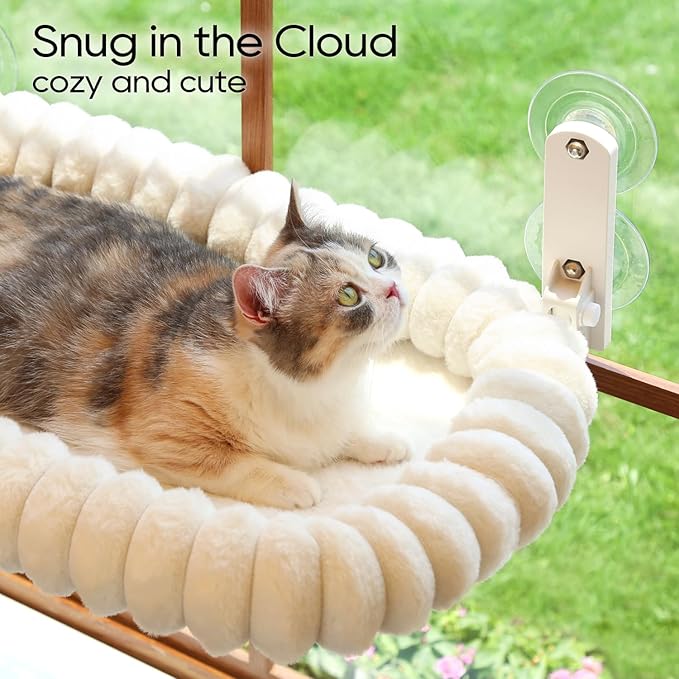 Zakkart SnugCloud Foldable Cat Window Perch - Image 6