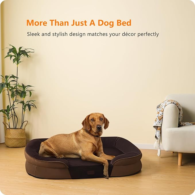 Dwanton Orthopedic Dog Bed for Extra Large Dogs - Image 9