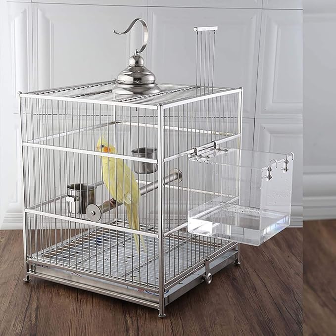 Bird Bath Cage, Cleaning Pet Supplies Cockatiel Bird Bathtub - Image 6