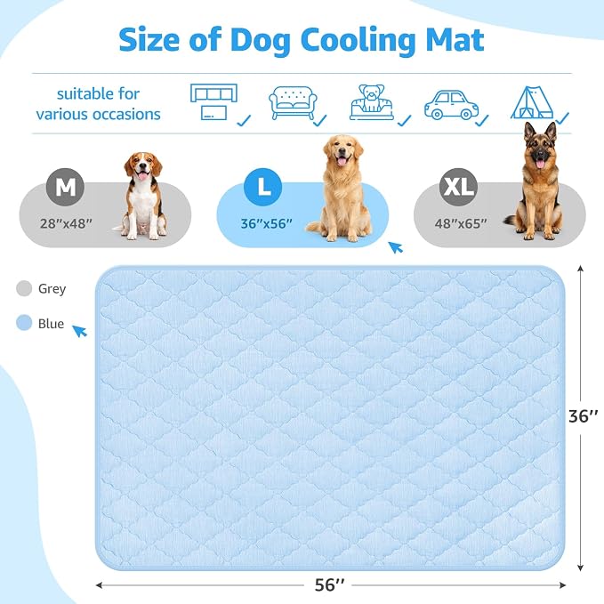 LOOBANI Dog Cooling Mat for Large Dogs - Image 4