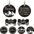 Ultra Joys Stainless Steel Pet ID Tag Dog Name Tags Personalized Front & Back by UltraJoys