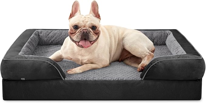 INVENHO Orthopedic Medium Dog Dogs, Egg-Crate Foam Dog Couch by INVENHO