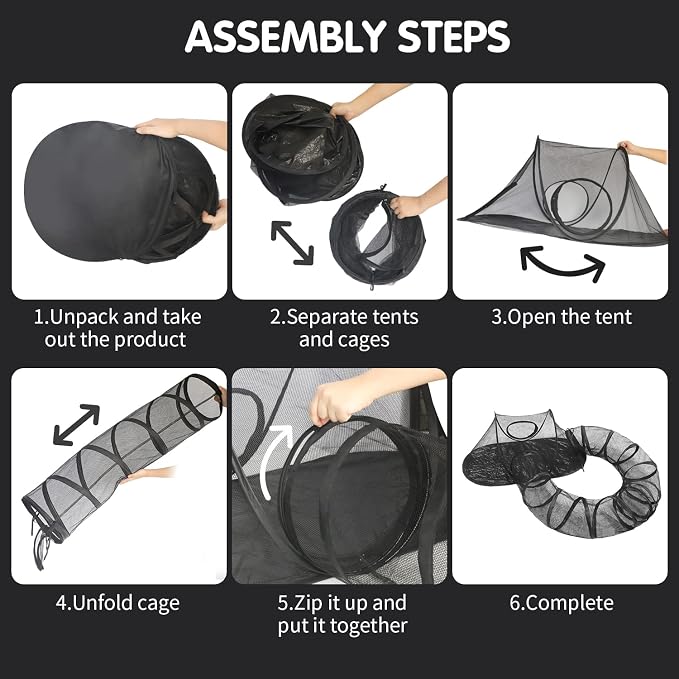 Rest-Eazzzy Outdoor Cat Enclosures, Portable Cat Tent - Image 5