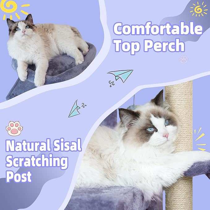 35.4'' Multifunction Cat Tree - Image 4