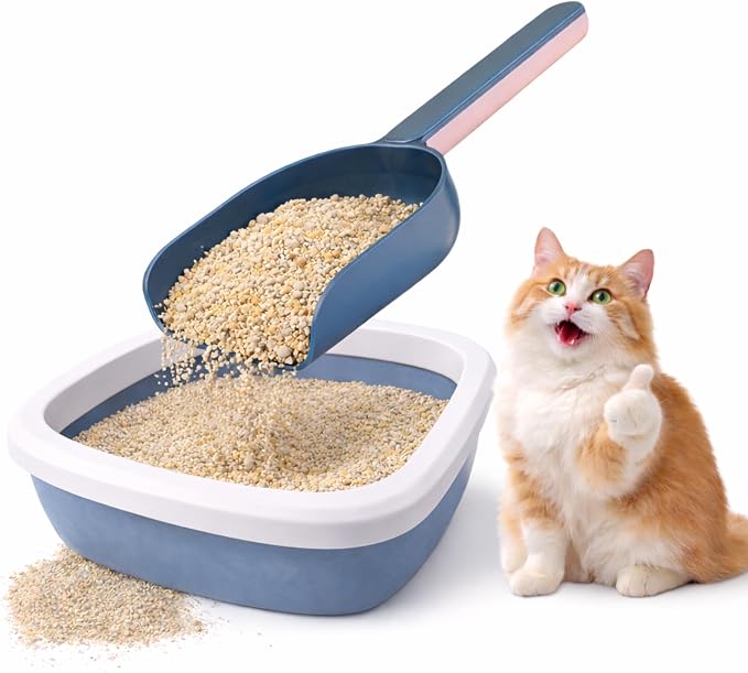 Cat Poop Scooper Cleaning Shovel, Plastic Candy Color Shovel, Ergonomic Pet by SnifitPetProducts