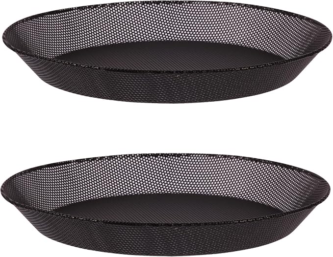 2pcs Metal Round Bird Feeders Tray, Wild Birds Seed Feeder, Mesh Tray Outdoor by Unknown