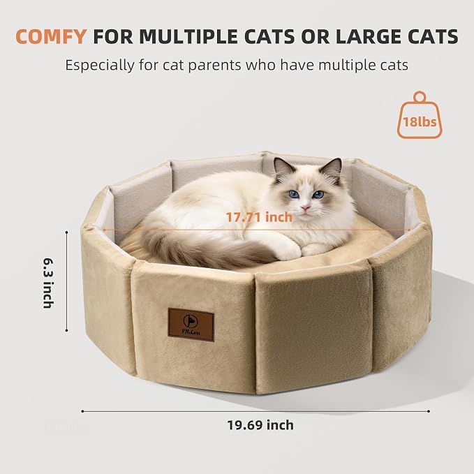 PJYuCien Premium Orthopedic Memory Foam Round Pet Bed - Image 2
