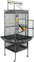 ZENY 61-inch Playtop Parrot Bird Cages, Wrought Iron Large Birdcage by ZENY
