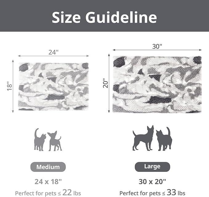 Self Warming Cat Bed, Non-Slip Heated Dog Mat Thermal Blanket - Image 5