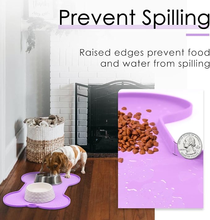 Super Design Dog Food Mat Dog Bowl Mat - Image 3