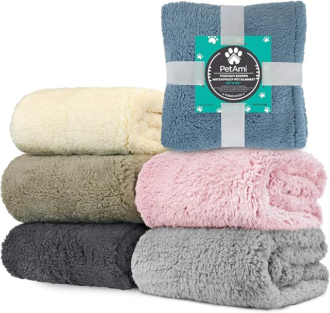 PetAmi Fluffy Waterproof Dog Blanket - Image 8