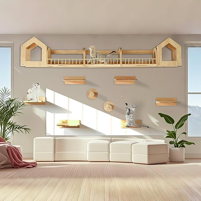 Cat Wall Shelves and Furniture Set - Image 2