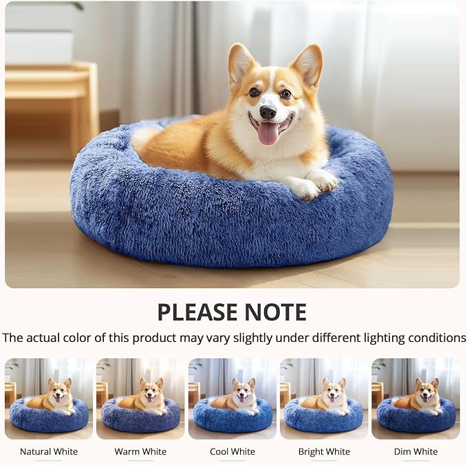 JOLLYVOGUE Calming Dog Bed for Small Dogs - Image 6