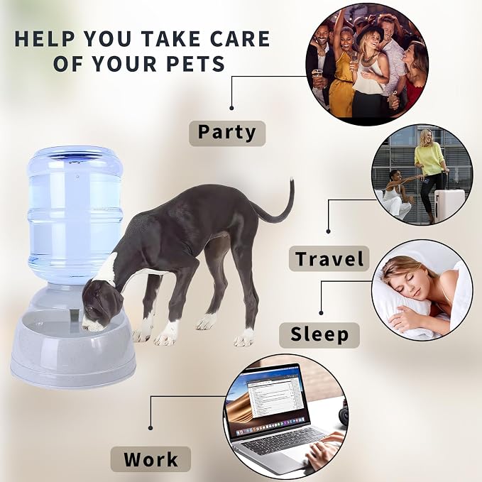3 Gallon Automatic Dog Water Dispenser, 11L Large Dog Water Bowl Dispenser - Image 6