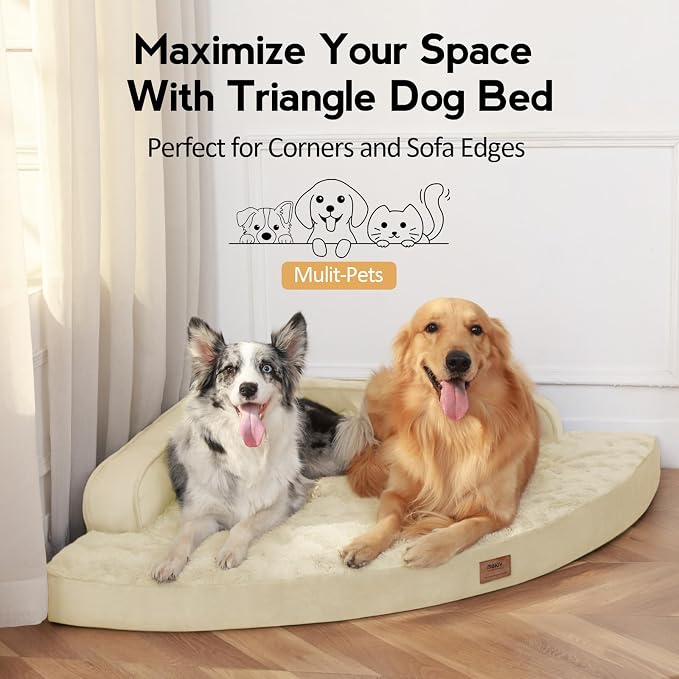 Large Dog Bed - XL Orthopedic Egg-Crate Memory Foam Dog Beds - Image 4