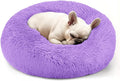 Dogs Bed for Small Dogs, Anti-Anxiety Washable Round Bed by Hoewina
