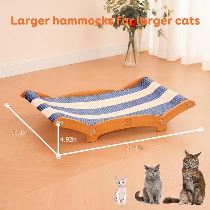 Extra-Larger Sisal Cat Scratcher Bed, Durable Cat Scratching Post - Image 6
