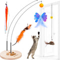 JXFUKAL Interactive cat Toy, Automatic Cat Wand Toy by JXFUKAL