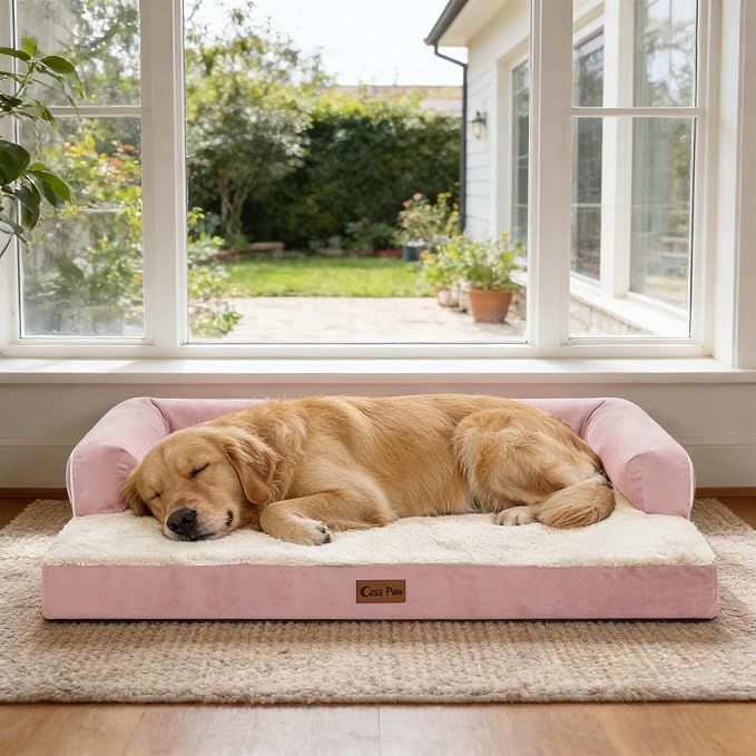 Orthopedic XXL Dog Beds, Waterproof Egg Crate Foam Big Pet Bed - Image 9