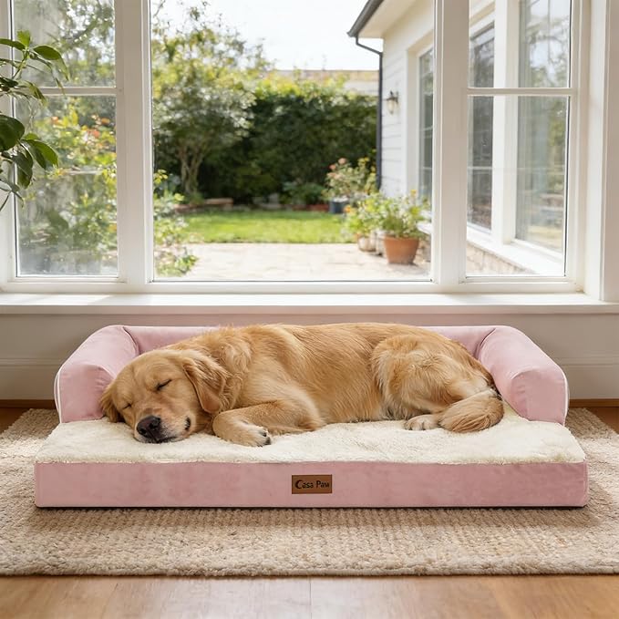 Orthopedic Dog Beds for Extra Large Dogs, Waterproof Egg Crate Foam XL Dog Bed - Image 9