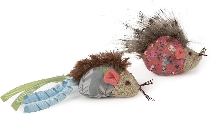 Petlinks HappyNip Mohawk Mice Cat Toys, Contains Silvervine & Catnip - Image 2