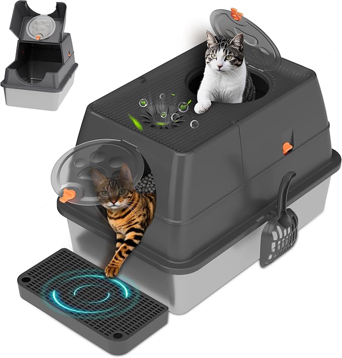 Stainless Steel Litter Box by Unknown