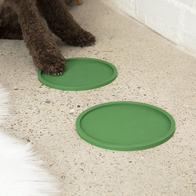 Waggo Habit Silicone Dog Placemat – Set of 2 Modern Heavyweight Silicone Dog - Image 2