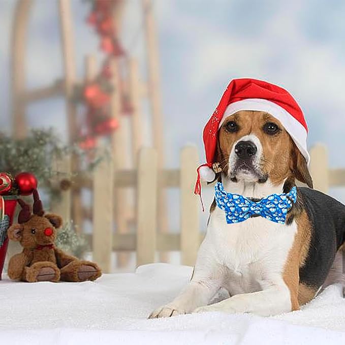 Christmas Dog Collar, Cotton Winter Dog Collars - Image 5