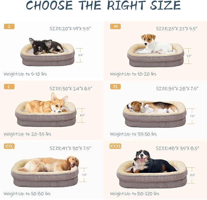 Orthopedic Dog Bed for Extra Large Dogs Breeds, High Density Egg Crate Foam Dog - Image 5