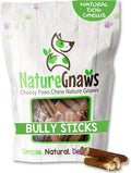 Nature Gnaws Bully Stick Bites for Small Dogs 2-4" by NatureGnaws