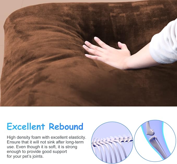 Magic Dog Super Soft Extra Large Dog Bed, 47 Inches Orthopedic Foam Dog Beds - Image 2