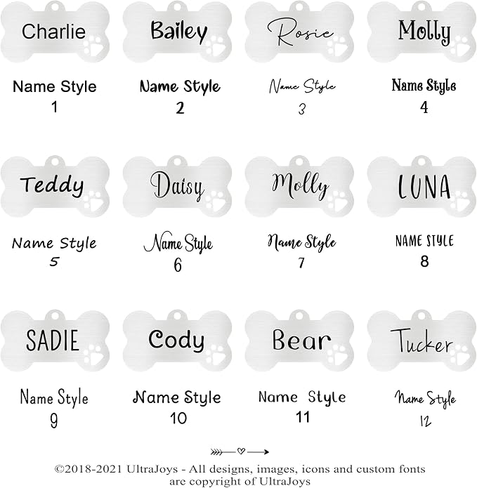 Ultra Joys Dog Tags Personalized - Image 4
