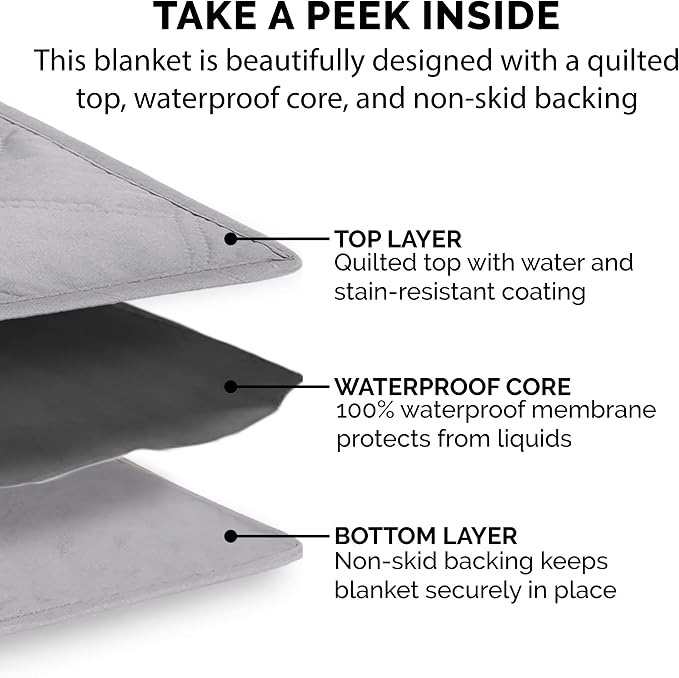 Furhaven Waterproof & Non-Slip Queen Size Mattress Cover Protector - Image 7