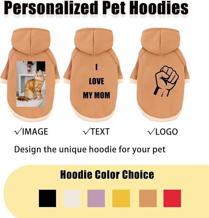 Custom Dog Hoodie, Personalized Sweatshirt - Image 3