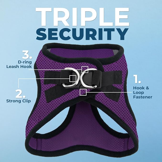 Best Pet Supplies Voyager Step-in Air All Weather Mesh Harness and Reflective - Image 2