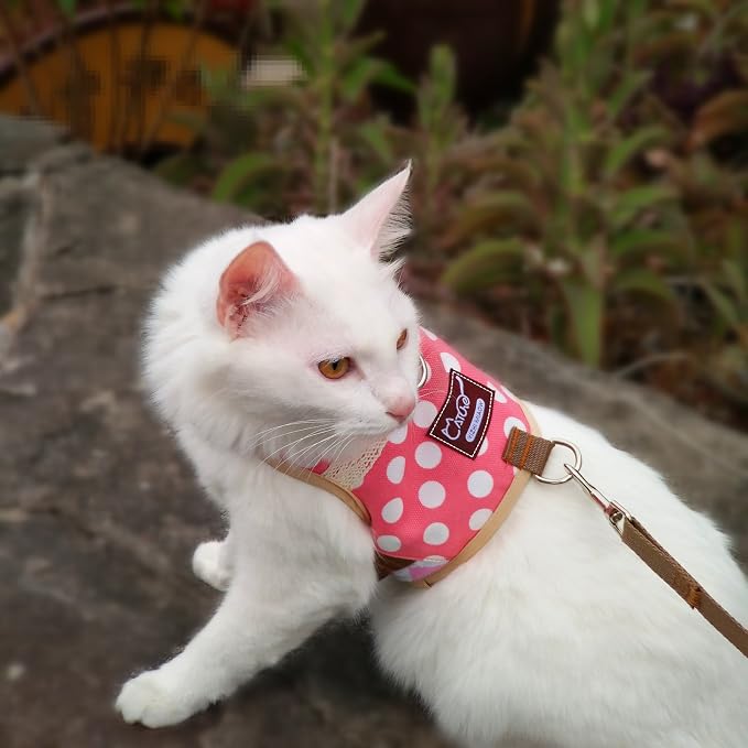 Cat Harness and Leash for Walking Escape Proof, Adjustable Cat Vest Harness - Image 7