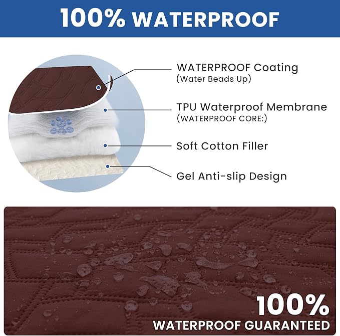 Waterproof Dog Blanket, Non-Slip Soft Pet Bed Cover, Couch Cover - Image 2