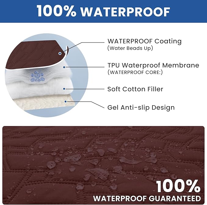 Waterproof Dog Bed Cover Pet Blanket, Soft Couch Cover - Image 2