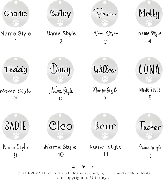 Ultra Joys Dog Tags Personalized - Image 5