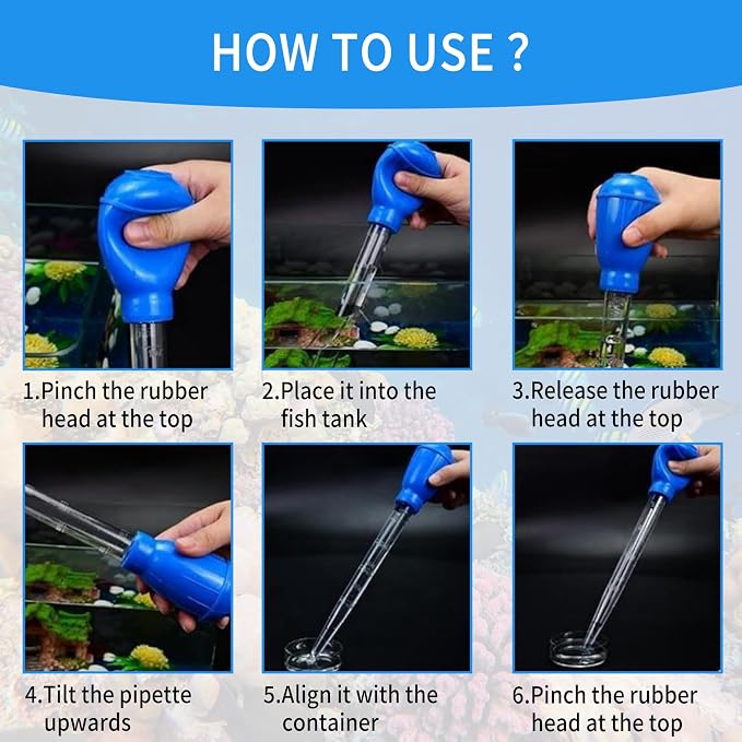 17.7in 1 Pieces Long Pipette for Fish Tank Coral Food Feeder Long Syringe Reef - Image 5