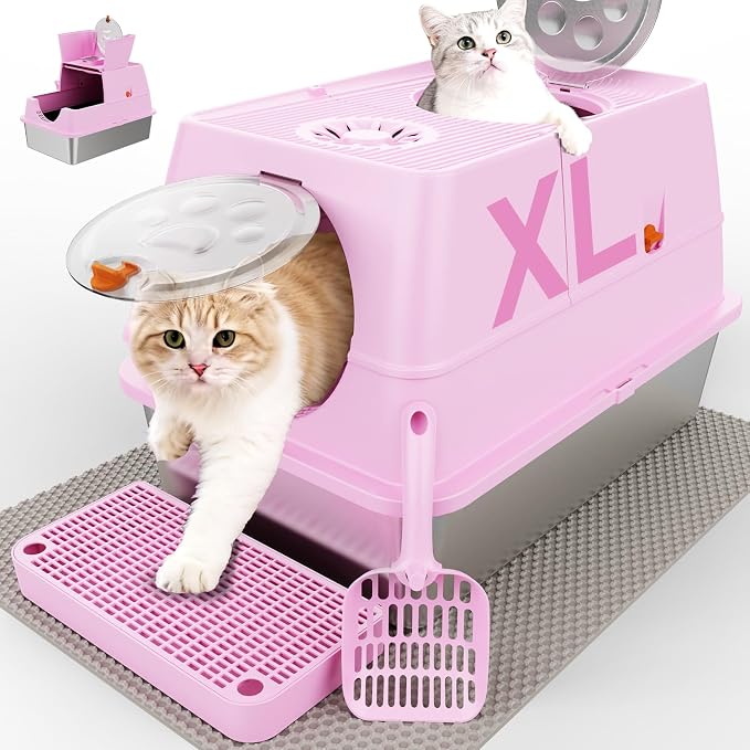 Stainless Steel Litter Box by Unknown