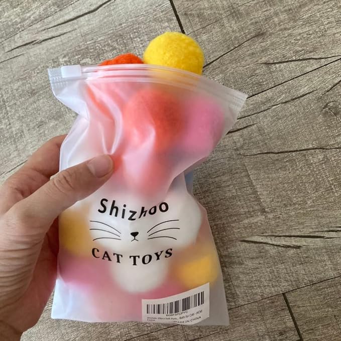 Premium Soft Pom Pom Balls for Kittens - Image 4